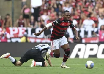 jovem, flamengo, jogador, de flamengo;