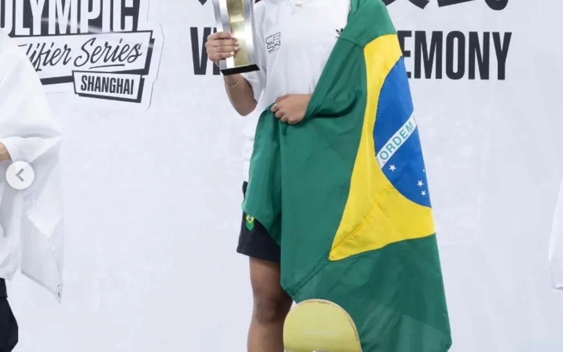 brasileira, campeã.