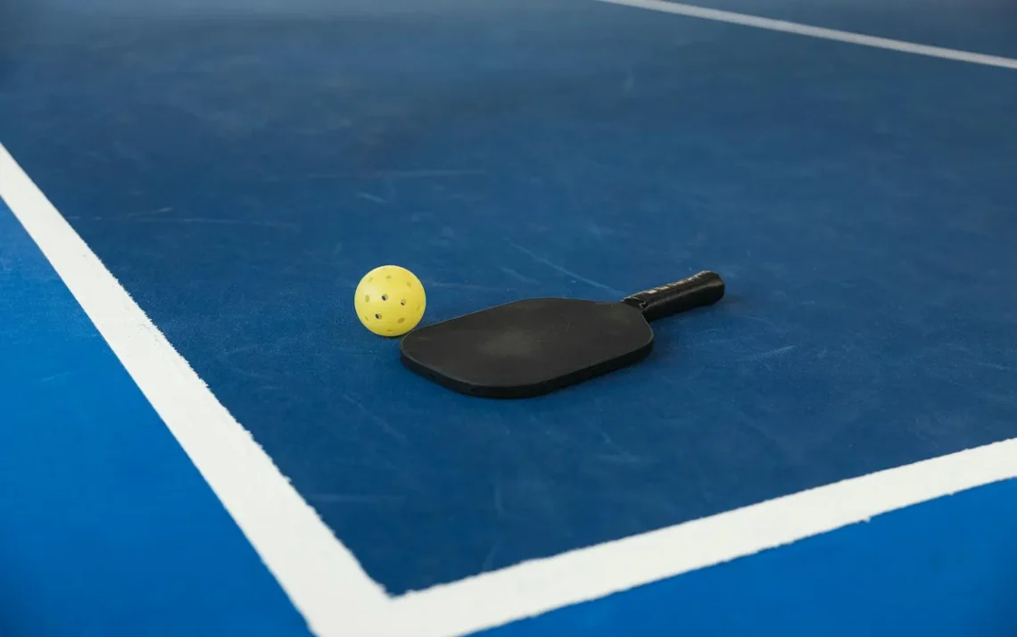 esporte, de raquete, jogo, de pickleball, esporte corporativo;