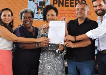 Encontro para avaliar os primeiros dias de implementação de política nacional de equidade racial ocorreu no Quilombo de Bem Posta, em Minas Gerais, com a presença da ministra dos Direitos Humanos, Macaé Evaristo - Todos os direitos: © MEC GOV.br